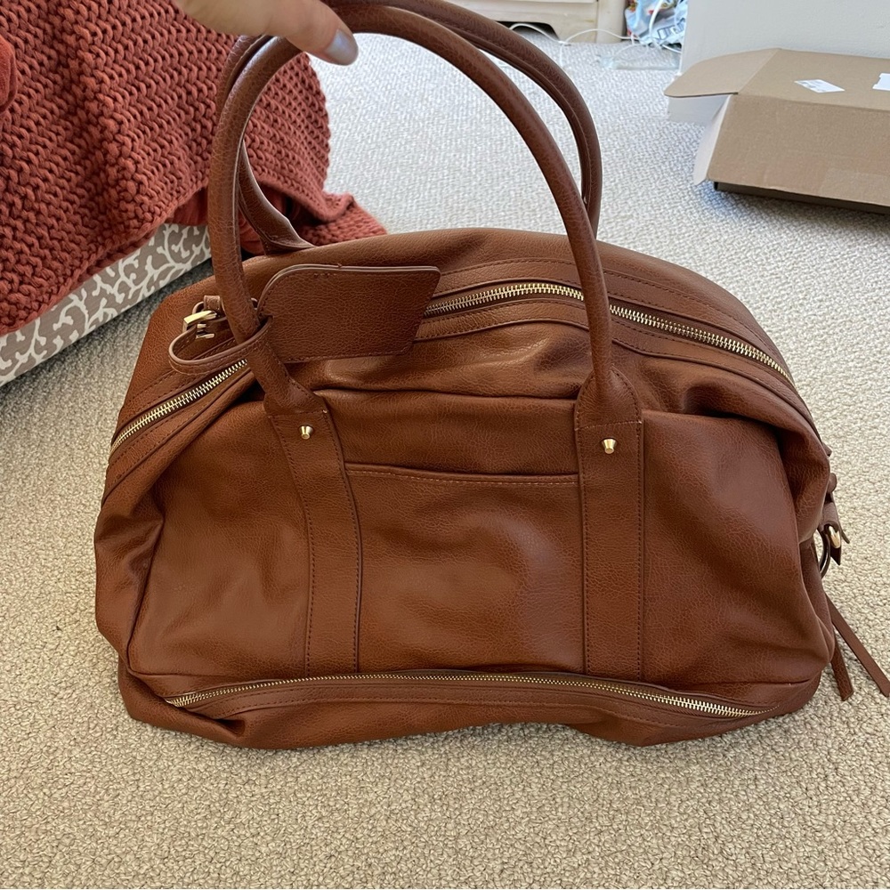Sole Society Vegan Leather Weekend Bag